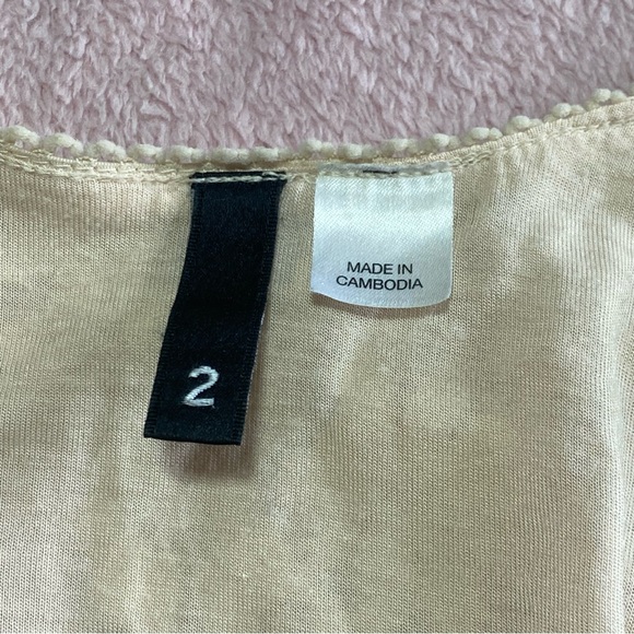 lacy cream coquette top - Picture 5 of 6